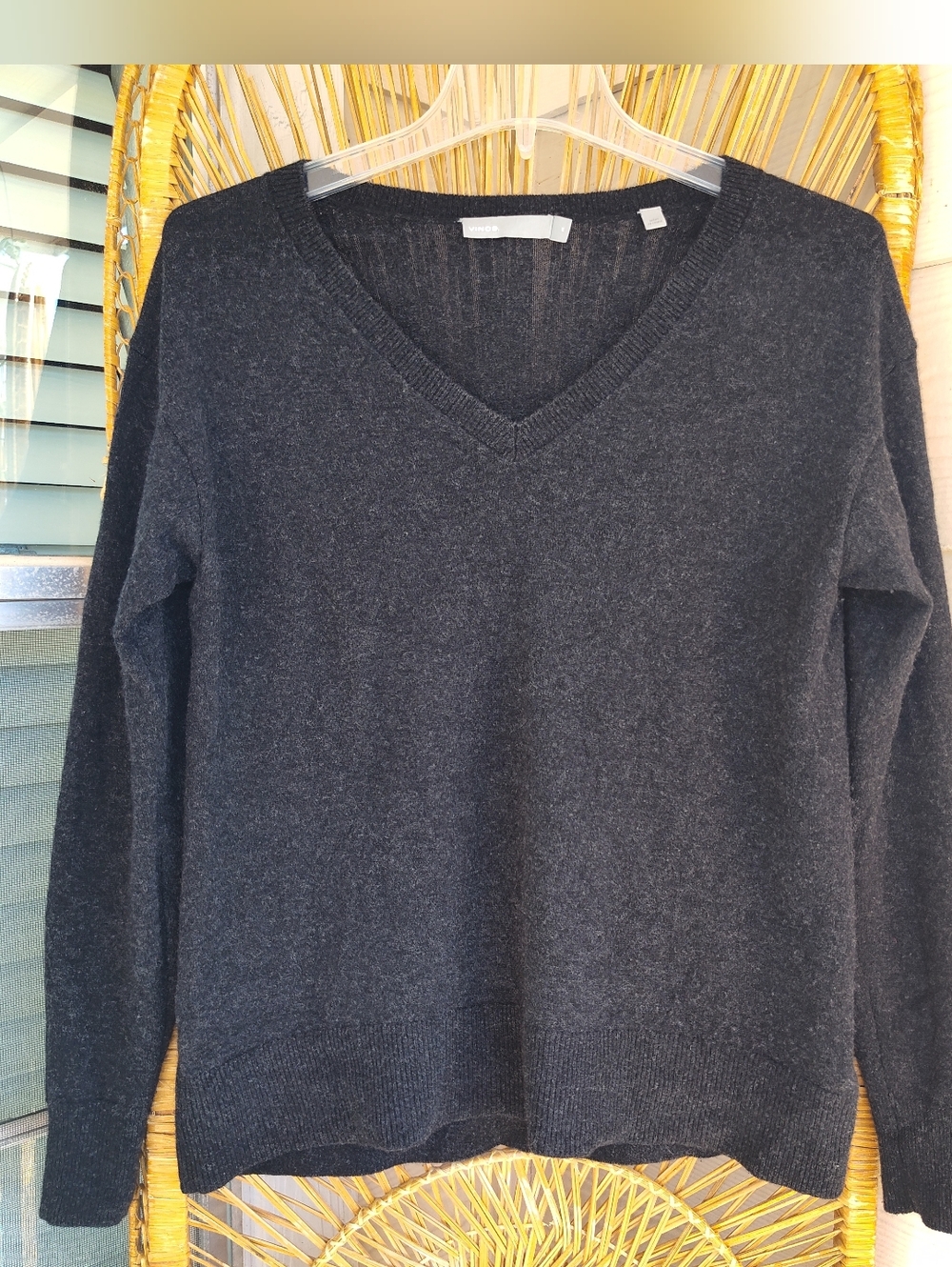 Vince Charcoal Knit Sweater - XS